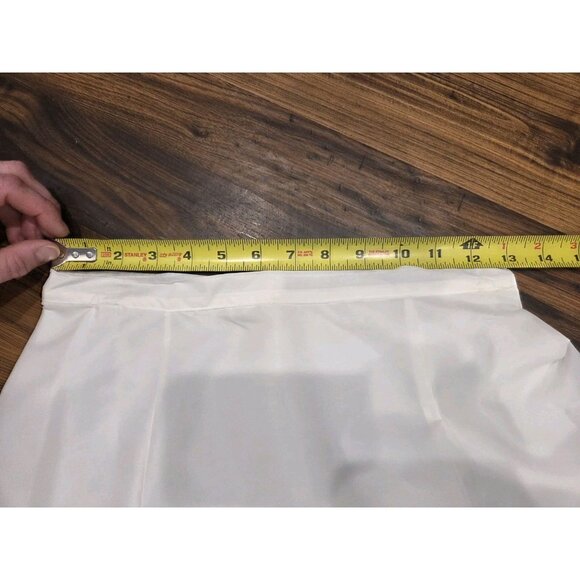 White Lace Petticoat Tulle Underskirt Side Closure 26” Waist Small - Picture 10 of 10
